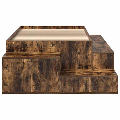 Aufbewahrungsbettgestell Geräucherte Eiche 75 cm Holzwerkstoff