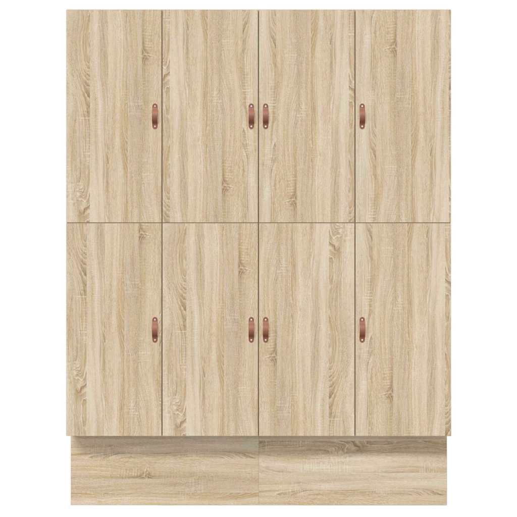 Aufbewahrungsbettgestell Sonoma-Eiche 200 cm Holzwerkstoff