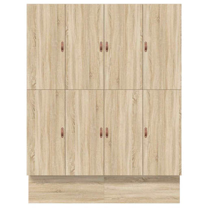 Aufbewahrungsbettgestell Sonoma-Eiche 200 cm Holzwerkstoff