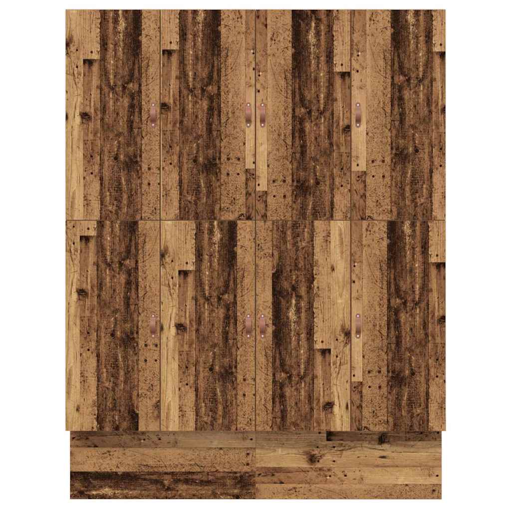 Aufbewahrungsbettgestell Altholz 180 cm Holzwerkstoff