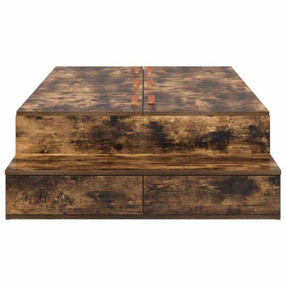 Aufbewahrungsbettgestell Geräucherte Eiche 75 cm Holzwerkstoff