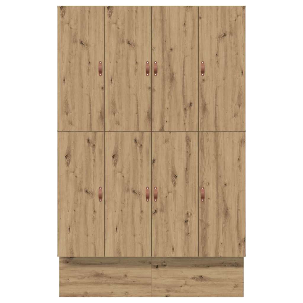 Aufbewahrungsbettgestell Artisan-Eiche 135 cm Holzwerkstoff