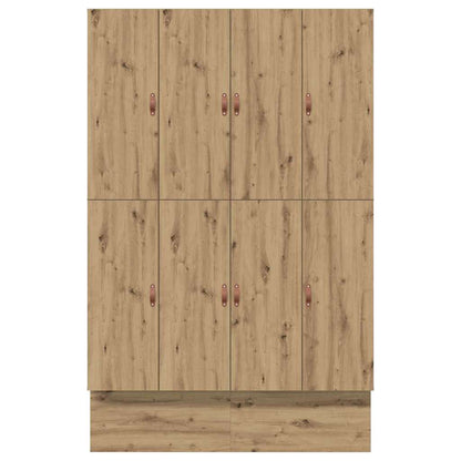 Aufbewahrungsbettgestell Artisan-Eiche 135 cm Holzwerkstoff