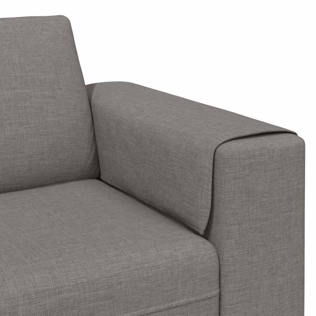 Sofa Set Taupe Stoff