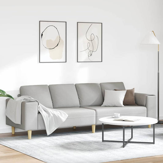 Sofa Set Wolken-Grau Stoff