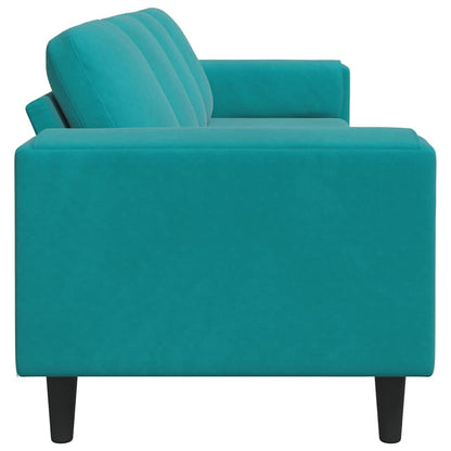Sofa Set Türkis Samt