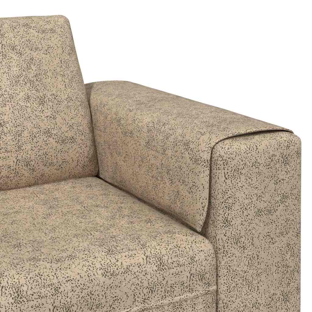 Sofa Set Hellgrau Faux Wildleder