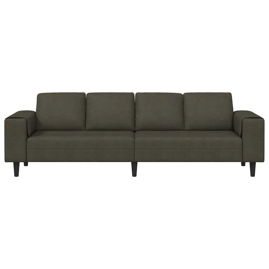 Sofa Set Armeegrün Faux Wildleder