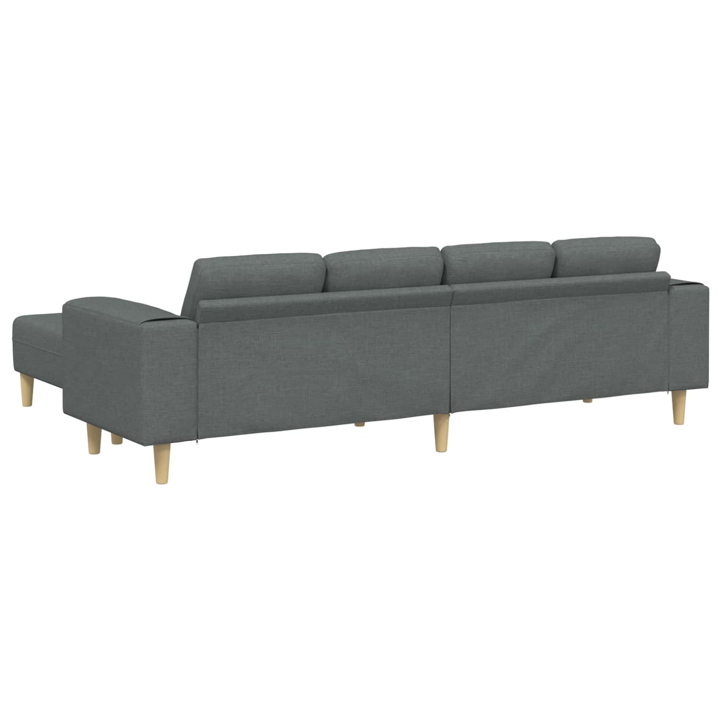 Sofa Set Dunkelgrau Stoff