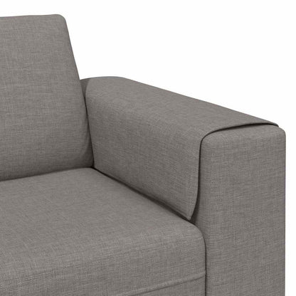 Sofa Set 3 pcs Taupe Stoff