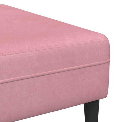 Sofa Set 3 pcs Rosa Samt
