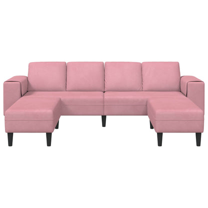 Sofa Set Rosa Samt