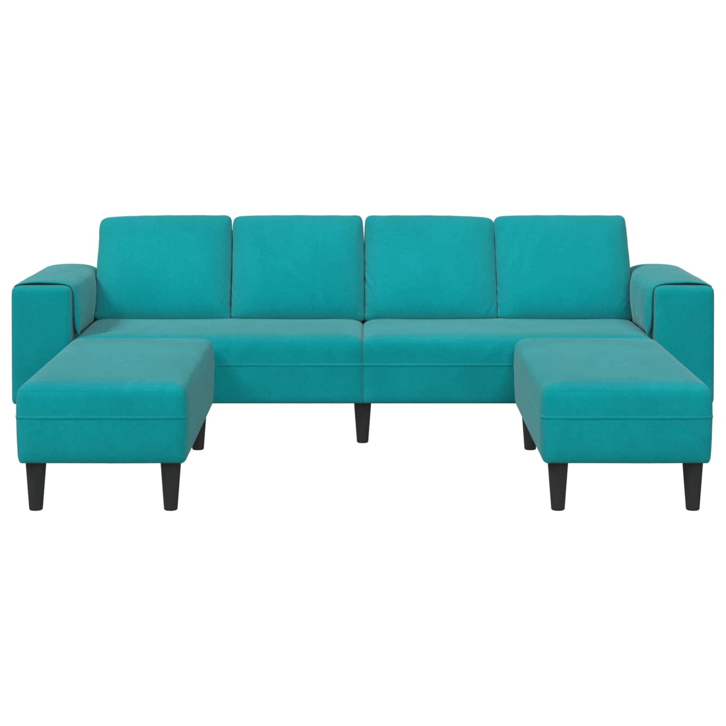 Sofa Set Türkis Samt