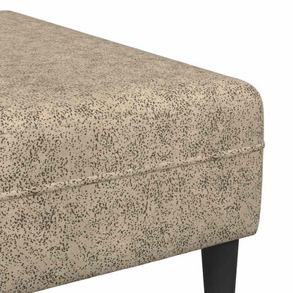 Sofa Set 3 pcs Hellgrau Faux Wildleder