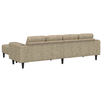 Sofa Set 3 pcs Hellgrau Faux Wildleder