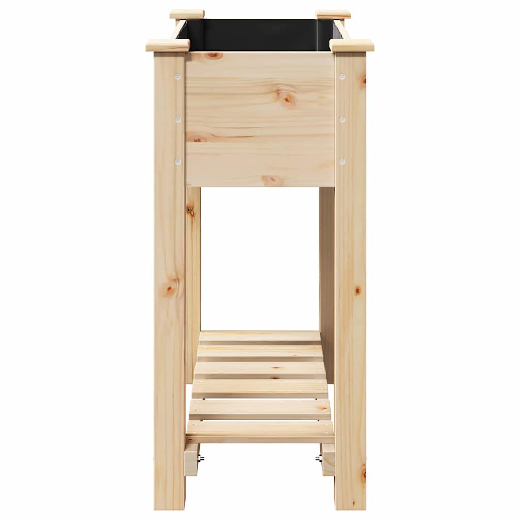 Gartenblumentopf Beige 71 x 37 x 76.5 cm Massives Fichtenholz