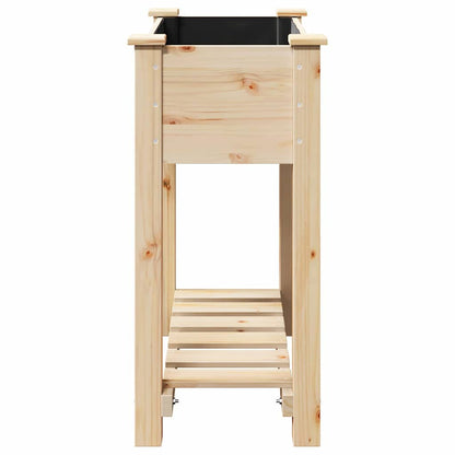 Gartenblumentopf Beige 71 x 37 x 76.5 cm Massives Fichtenholz