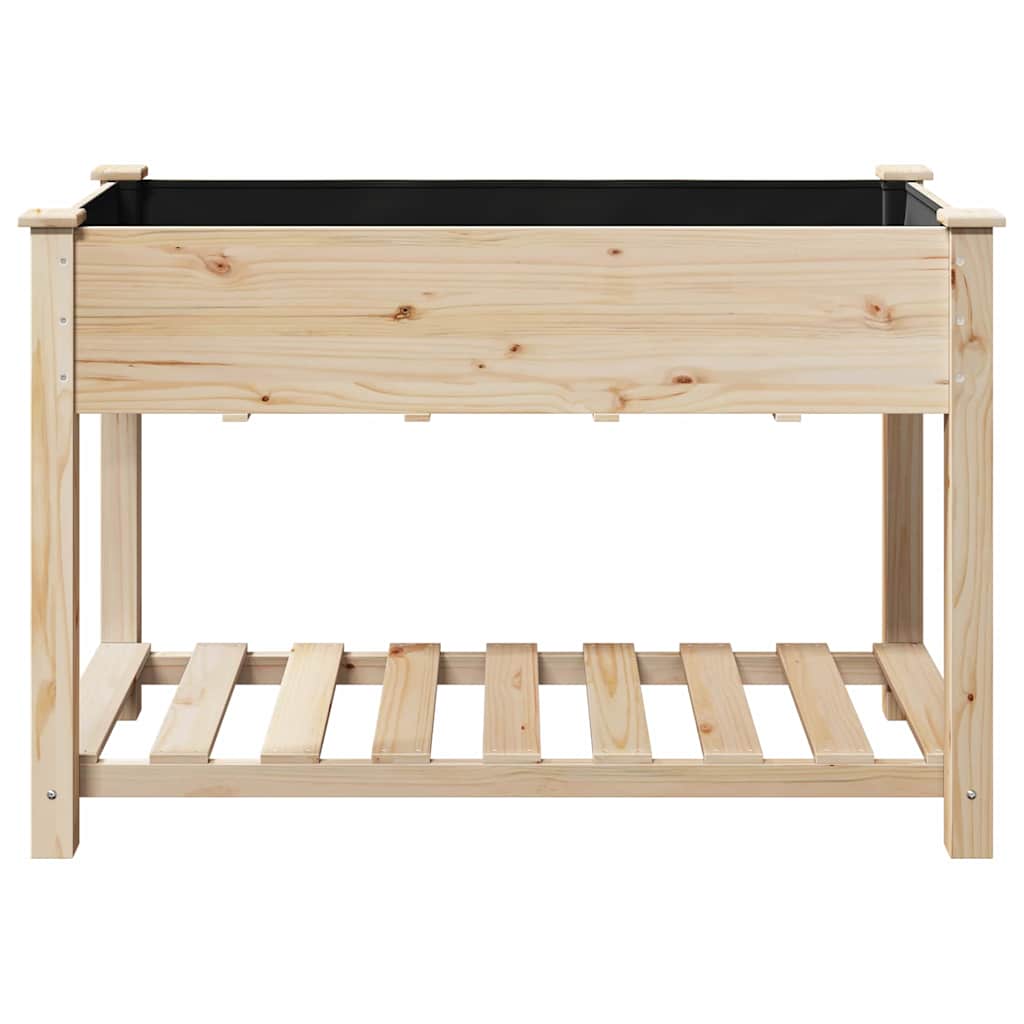 Gartenblumentopf Beige 115 x 59 x 76.5 cm Massives Fichtenholz
