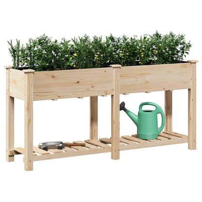 Gartenblumentopf Beige 161 x 43 x 76.5 cm Massives Fichtenholz