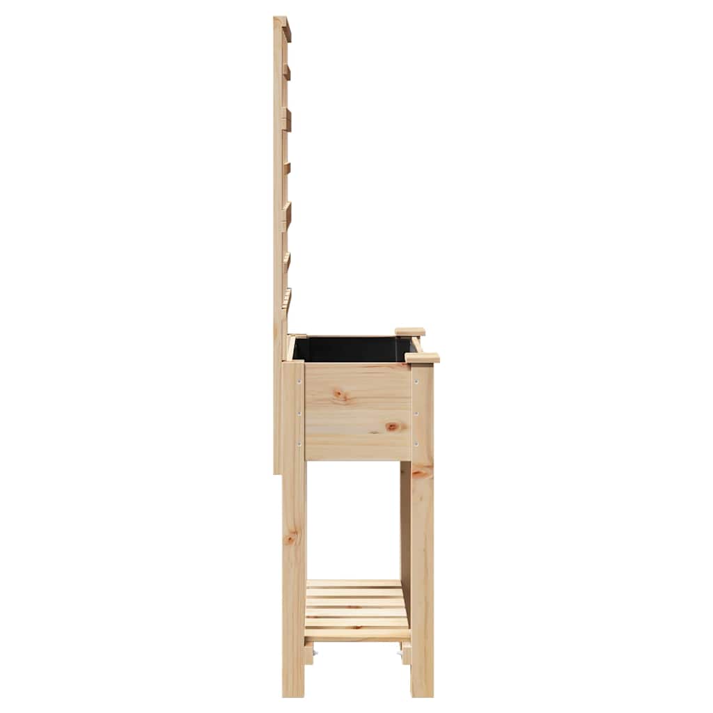 Gartenblumentopf Beige 71 x 38 x 152 cm Massives Fichtenholz