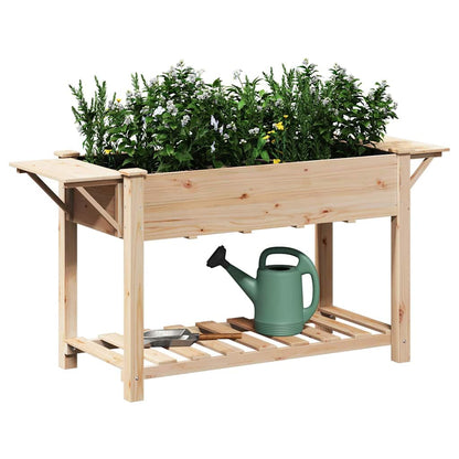 Gartenblumentopf Beige 155 x 59 x 76.5 cm Massives Fichtenholz