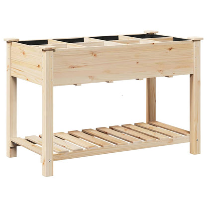 Gartenblumentopf Beige 115 x 59 x 76.5 cm Massives Fichtenholz