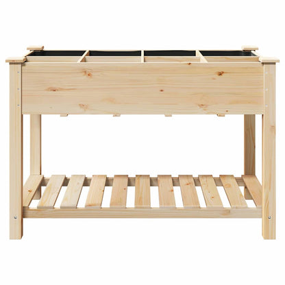 Gartenblumentopf Beige 115 x 59 x 76.5 cm Massives Fichtenholz