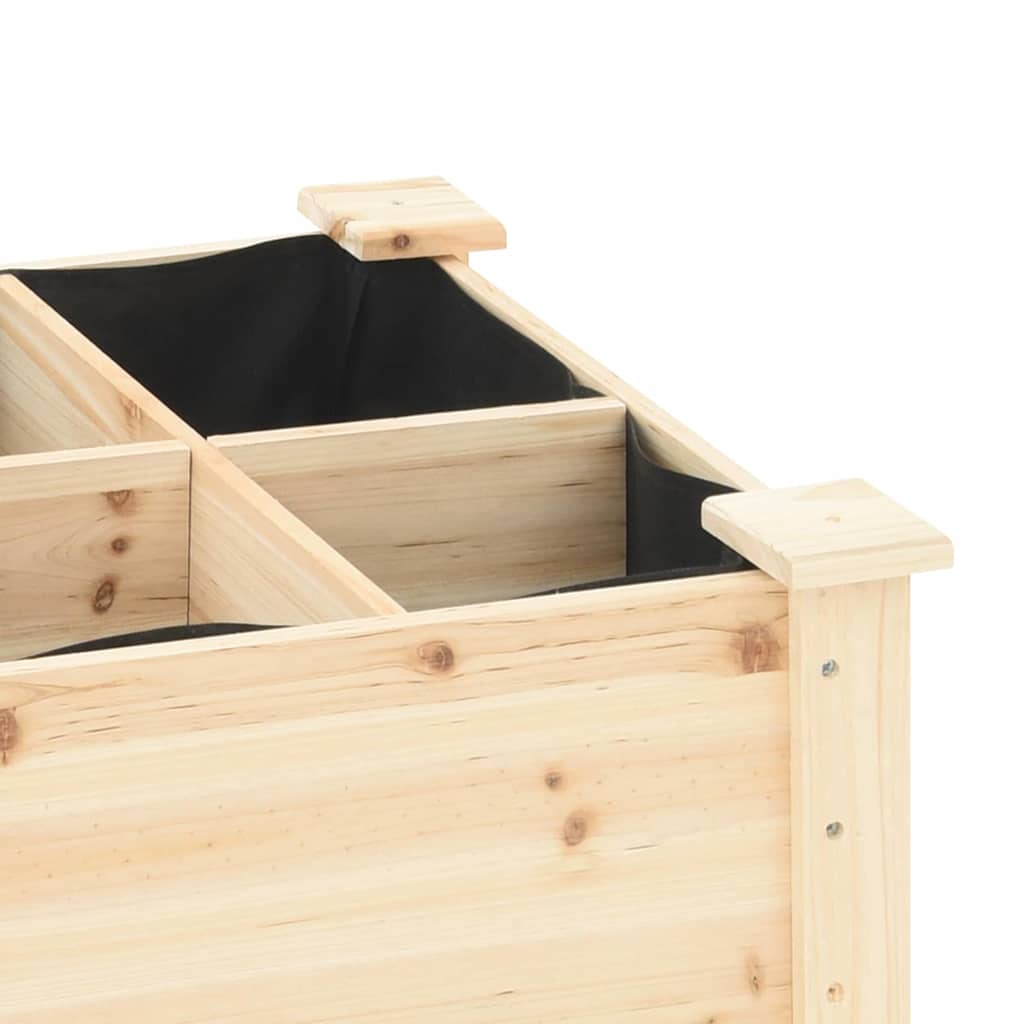 Gartenblumentopf mit Regal Beige 161,5 x 45 x 76,5 cm