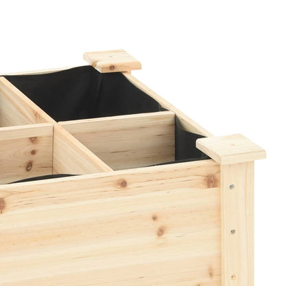 Gartenblumentopf mit Regal Beige 161,5 x 45 x 76,5 cm