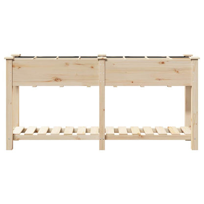 Gartenblumentopf mit Regal Beige 161,5 x 45 x 76,5 cm