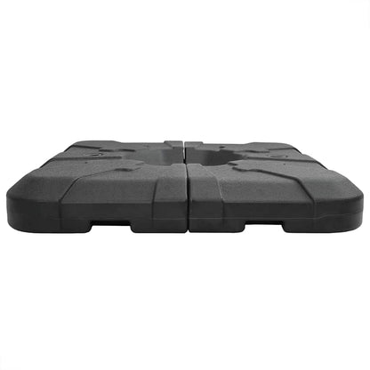 Regenschutzständer Set 2 pcs Schwarz 88.5 x 88.5 x 12 cm
