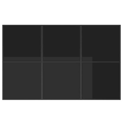 Garten Essgruppe 7 pcs Schwarz Stahl