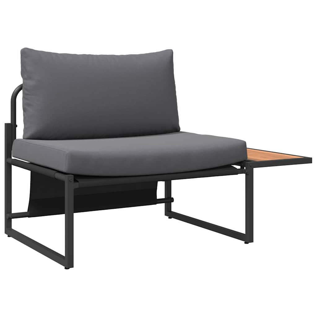 Garten Essgruppe 3 pcs Anthrazit Stahl