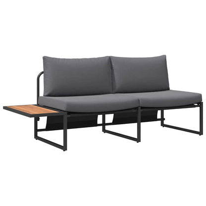 Garten Essgruppe 3 pcs Anthrazit Stahl