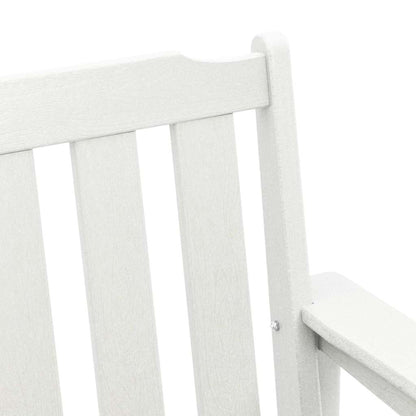 Garten-Essstuhl 4 pcs Weiß 65,5 x 55,5 x 88 cm Plastik