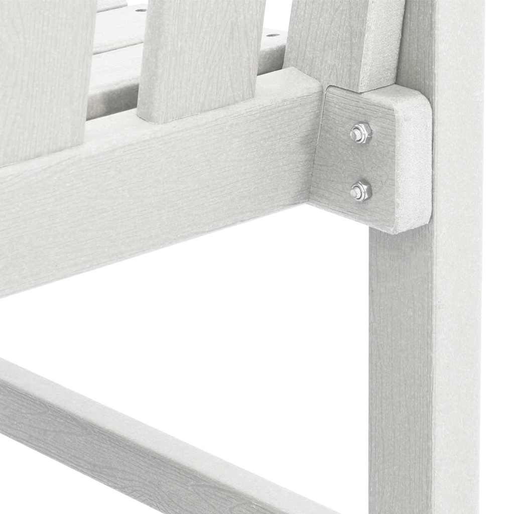 Garten-Essstuhl 4 pcs Weiß 65,5 x 55,5 x 88 cm Plastik