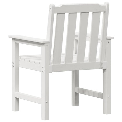 Garten-Essstuhl 4 pcs Weiß 65,5 x 55,5 x 88 cm Plastik