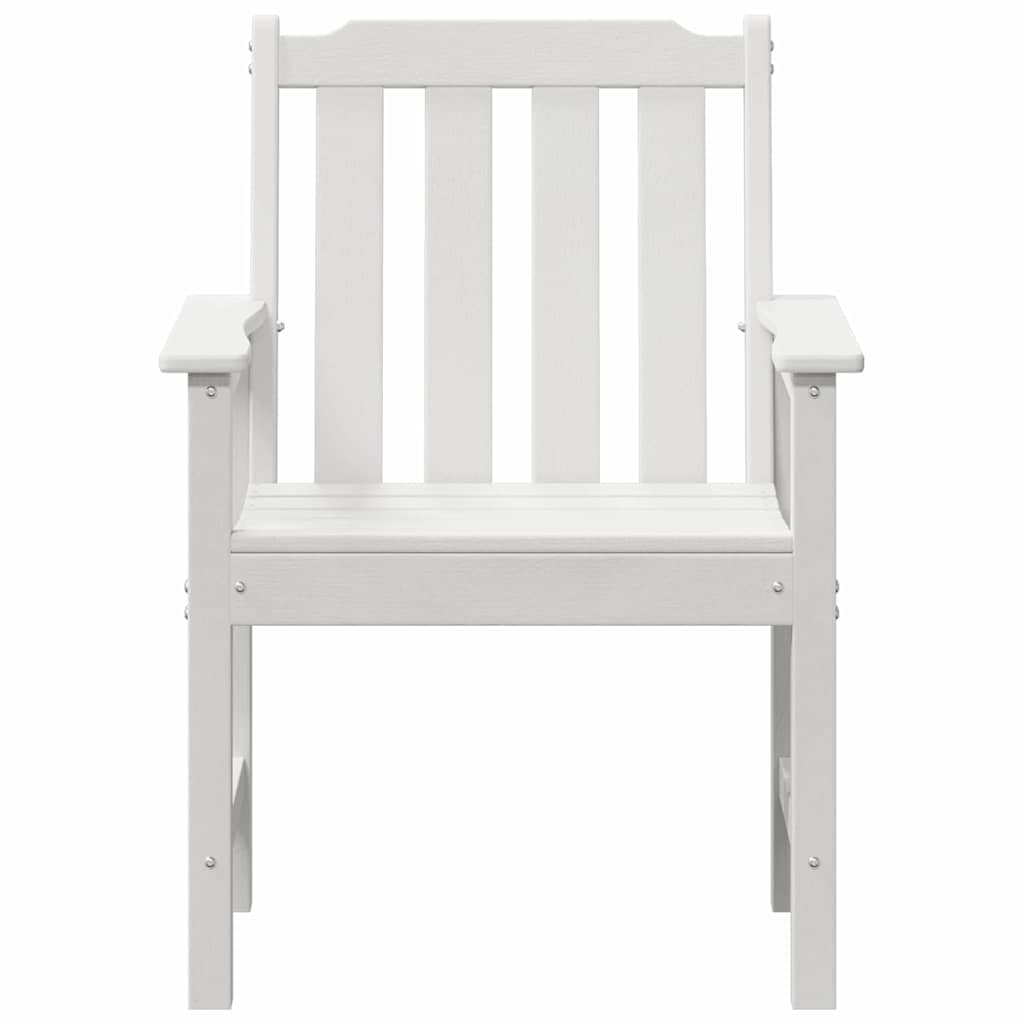 Garten-Essstuhl 4 pcs Weiß 65,5 x 55,5 x 88 cm Plastik