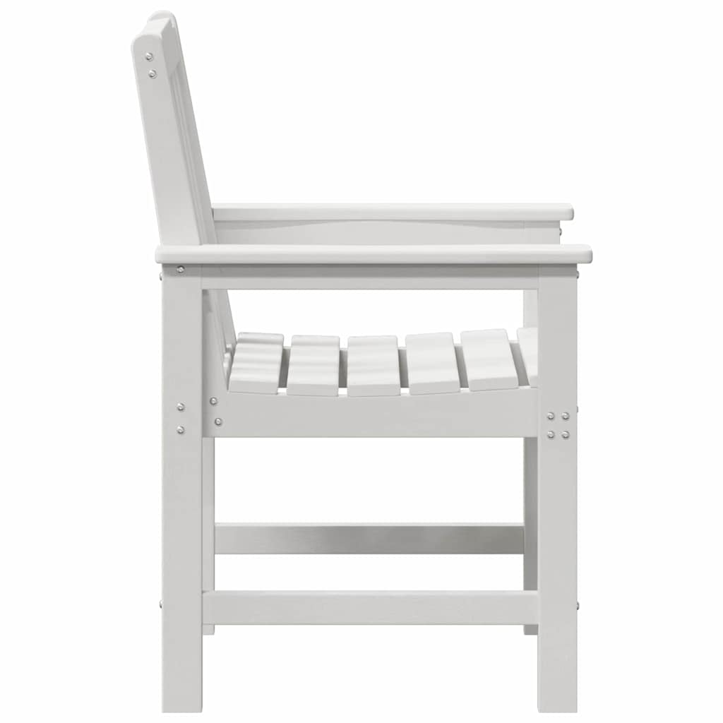 Garten-Essstuhl 4 pcs Weiß 65,5 x 55,5 x 88 cm Plastik