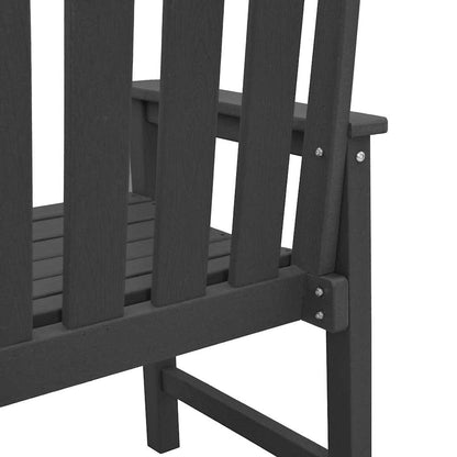 Garten-Essstuhl 4 pcs Schwarz 65,5 x 55,5 x 88 cm Plastik