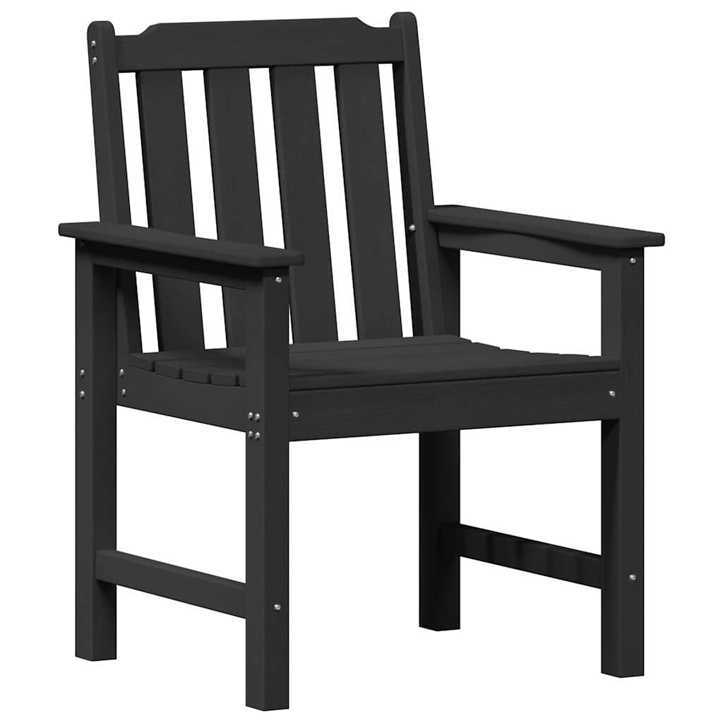 Garten-Essstuhl 4 pcs Schwarz 65,5 x 55,5 x 88 cm Plastik