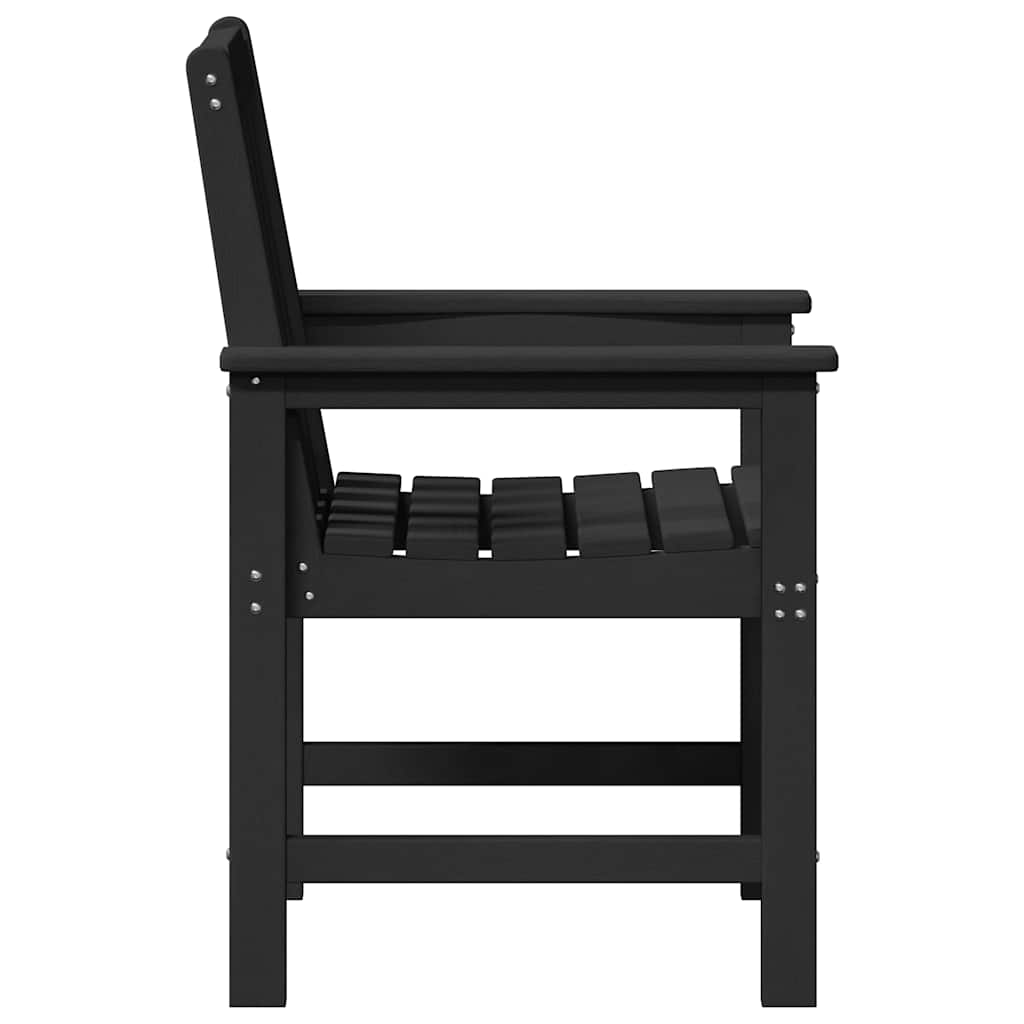 Garten-Essstuhl 4 pcs Schwarz 65,5 x 55,5 x 88 cm Plastik