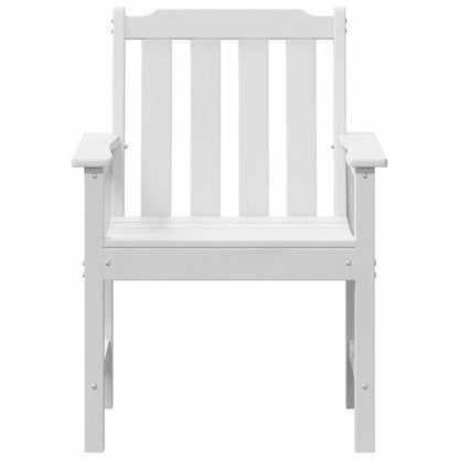 Garten-Essstuhl 6 pcs Weiß 65,5 x 55,5 x 88 cm Plastik