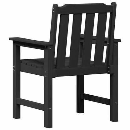 Garten-Essstuhl 6 pcs Schwarz 65,5 x 55,5 x 88 cm Plastik