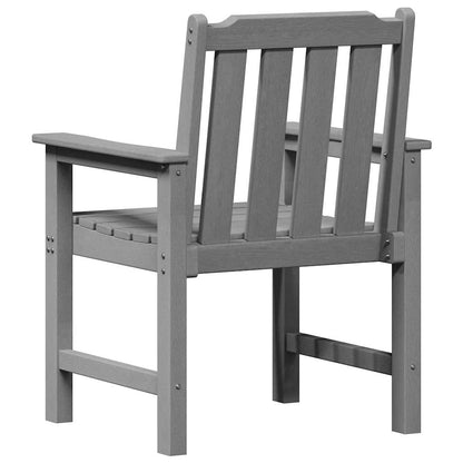 Garten-Essstuhl 6 pcs Hellgrau 65,5 x 55,5 x 88 cm Plastik