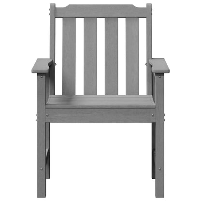 Garten-Essstuhl 6 pcs Hellgrau 65,5 x 55,5 x 88 cm Plastik