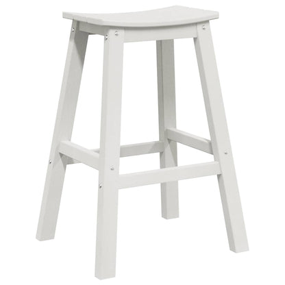 Garten Bar Set 3 pcs Weiß HDPE