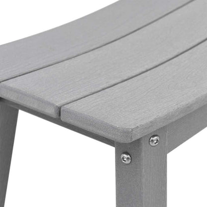 Garten Bar Set 3 pcs Hellgrau HDPE
