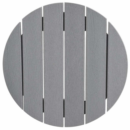 Garten Bar Set 3 pcs Hellgrau HDPE