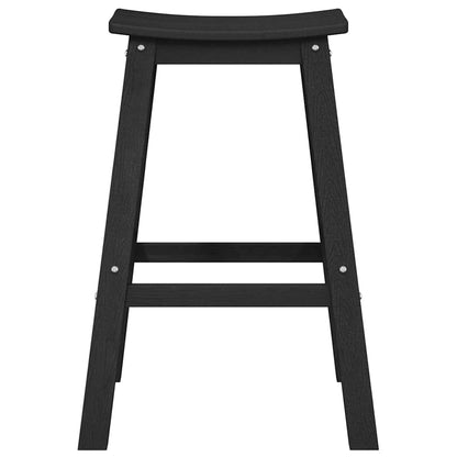 Garten Bar Set 4 pcs Schwarz HDPE